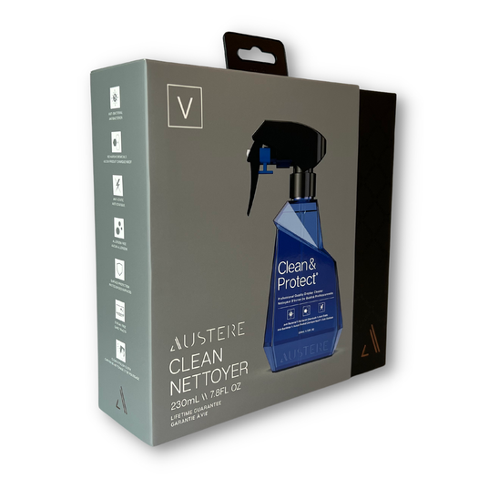 Austere V Series Clean & Protect 230mL With Dual-Sided Cloth - Black - Austere V Series Clean & Protect 230mL With Dual-Sided Cloth  - Detailshot 6