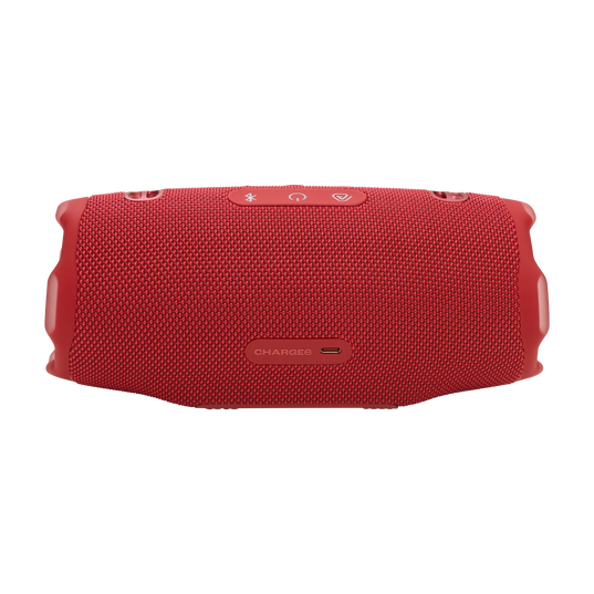 JBL Charge 6 - Red - Portable waterproof and drop-proof Bluetooth speaker - Back
