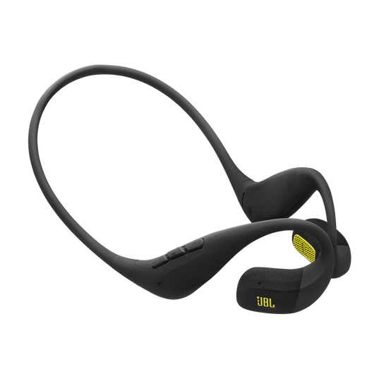 JBL Endurance Pace - Black / Lime - Open-Ear Sport Headphones - Hero