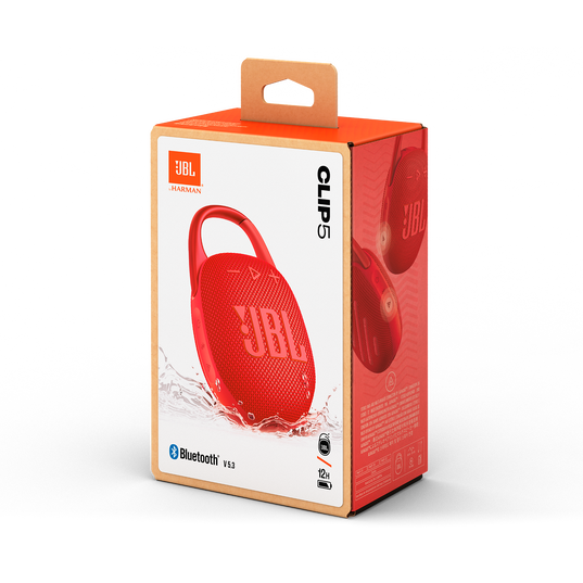 JBL Clip 5 - Red - Ultra-portable waterproof speaker - Detailshot 15