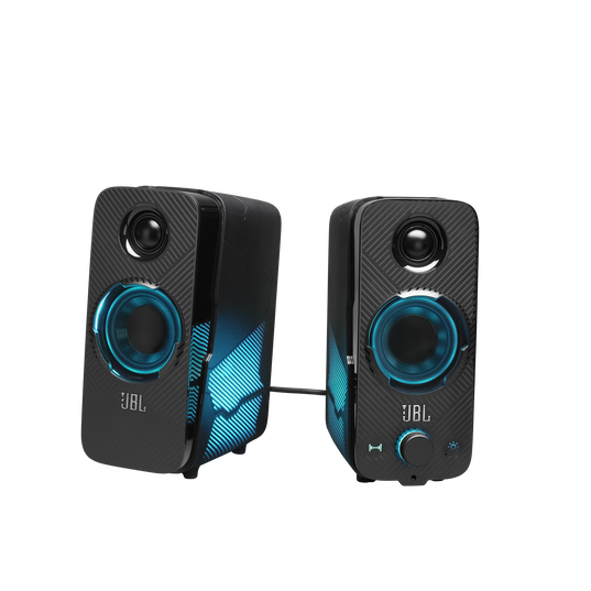 JBL Quantum Duo - Black Matte - PC Gaming Speakers - Hero