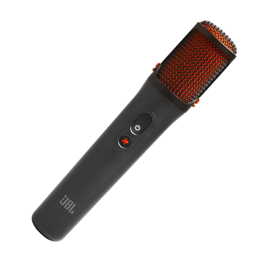 JBL PartyBox On-the-Go 2 Plus - Black - Portable party speaker with real-time AI vocal removal, a wireless mic, powerful JBL Pro Sound, a dynamic lightshow, up to 15 hours of playtime, and a replaceable battery, plus a handle and shoulder strap - Detailshot 3