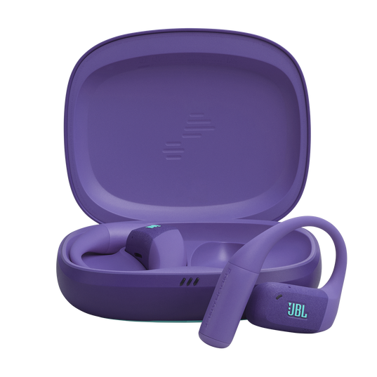 JBL Endurance Zone - Purple - True Wireless open-ear sport headphones - Hero