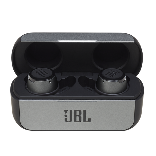 JBL Reflect Flow - Black - Waterproof true wireless sport earbuds - Hero
