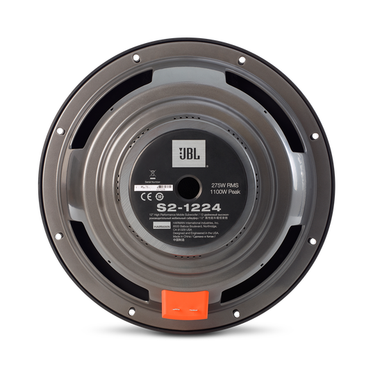 S2-1224 - Black - 12" (300mm) SSI car audio subwoofer - Back
