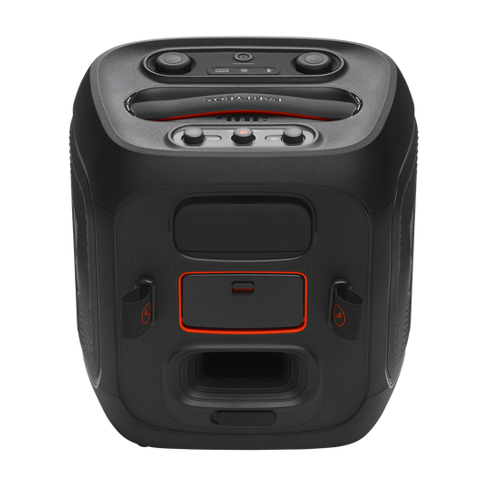 JBL PartyBox Encore 2 Plus - Black - Portable party speaker with real-time AI vocal removal and two wireless mics - Back