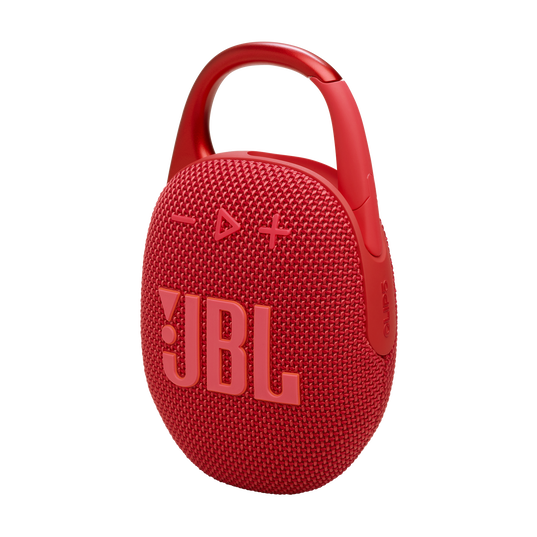 JBL Clip 5 - Red - Ultra-portable waterproof speaker - Detailshot 1