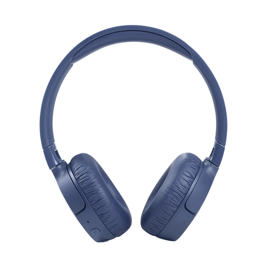 JBL Tune 660NC - Blue - Wireless, on-ear, active noise-cancelling headphones. - Front
