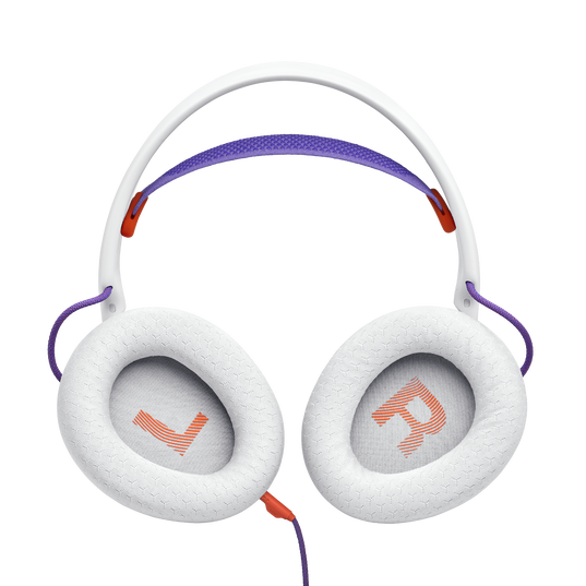 JBL Quantum 250 - White - Wired multiplatform gaming headset - Detailshot 1