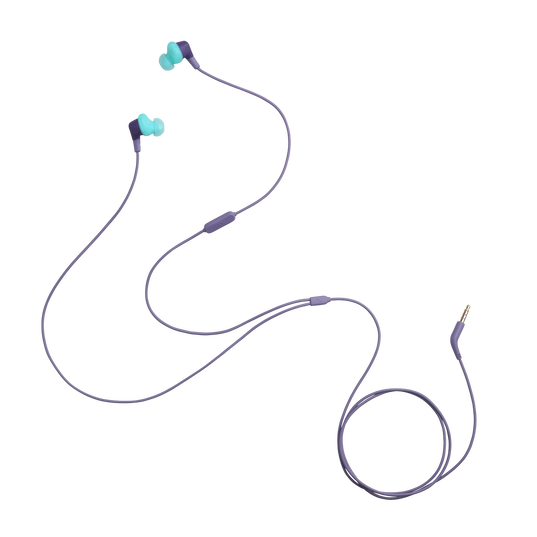 JBL Endurance Run 3 - Purple - Wired Sport Headphones - Detailshot 3