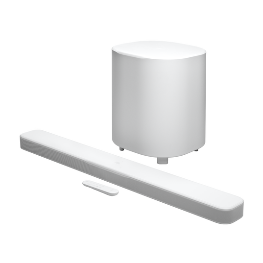 JBL Bar 500MK2 - White - 5.1 channel soundbar system with Dolby Atmos® - Hero