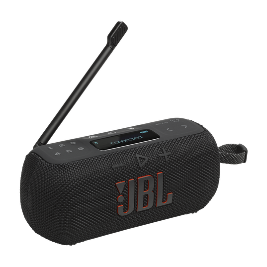 JBL Tuner 3 - Black - Portable DAB/DAB+/FM radio with Bluetooth - Hero
