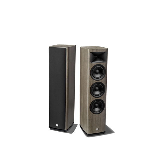 HDI-3600 - Grey Oak - 2 ½-way Triple 6.5-inch (165mm) Floorstanding Loudspeaker - Detailshot 1