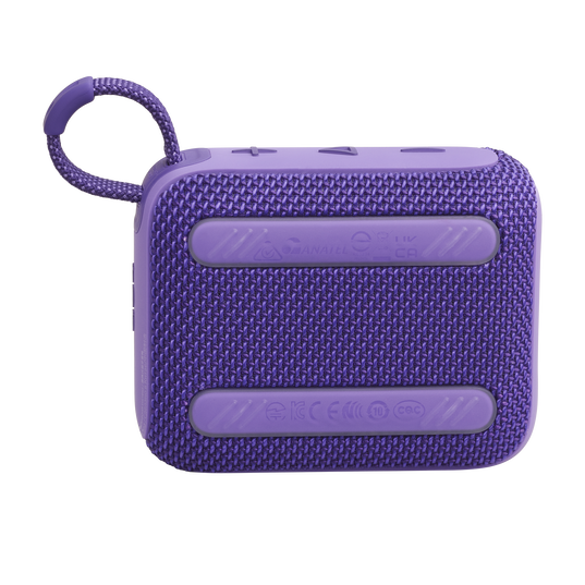 JBL Go 4 - Purple - Ultra-Portable Bluetooth Speaker - Back