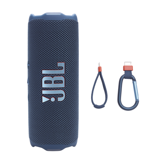 JBL Flip 7 - Blue - Portable waterproof and drop-proof  speaker - Detailshot 8