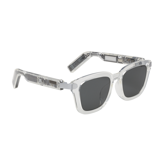 JBL Soundgear Frames Square - Pearl - Audio Glasses - Hero