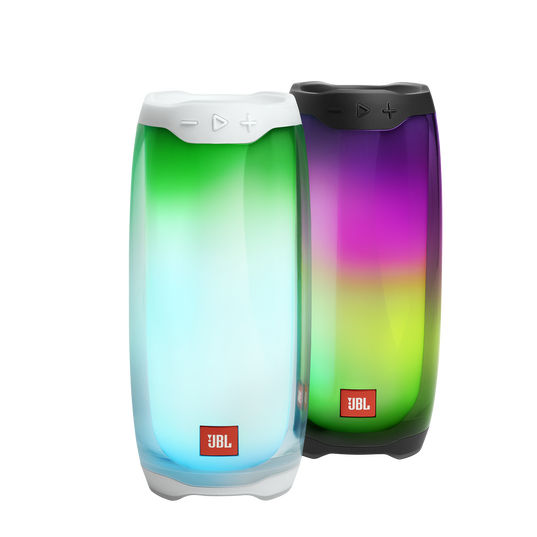 JBL Pulse 4 - White - Portable Bluetooth Speaker - Detailshot 1