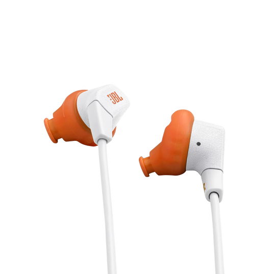 JBL Endurance Run 3 Wireless - White - Wireless Sport Headphones - Detailshot 1