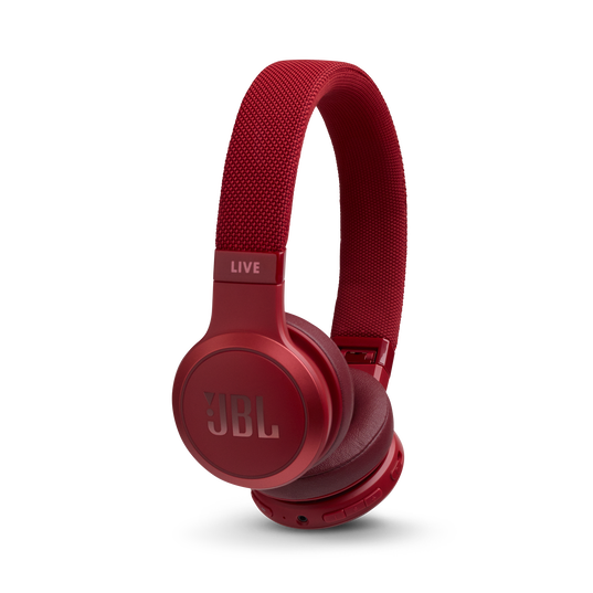 JBL LIVE 400BT - Red - Your Sound, Unplugged - Hero