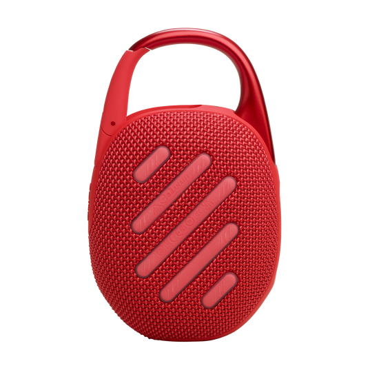 JBL Clip 5 - Red - Ultra-portable waterproof speaker - Back