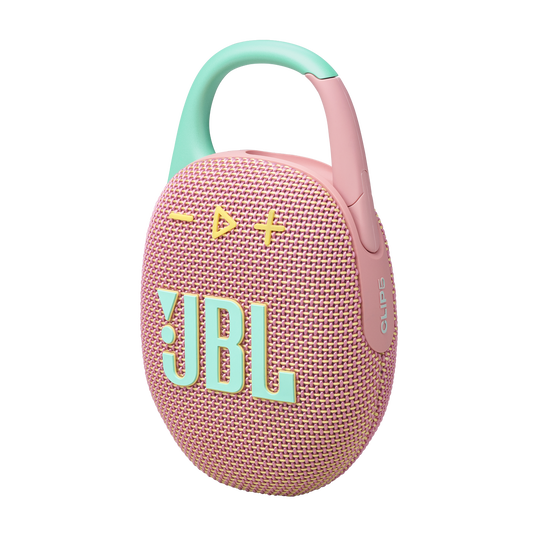 JBL Clip 5 - Pink - Ultra-portable waterproof speaker - Detailshot 1