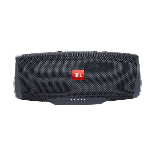 JBL Charge Essential 2 - Gun Metal - Portable Waterproof Speaker with Powerbank - Front