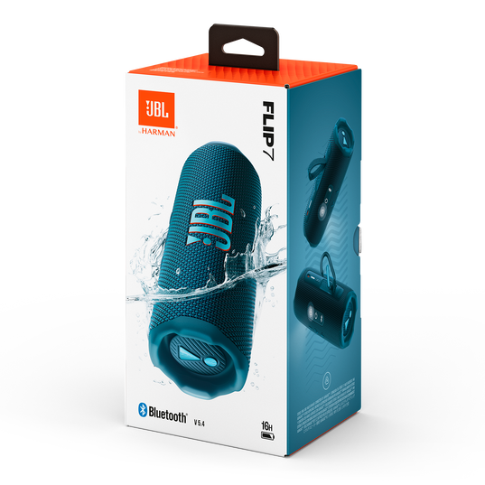 JBL Flip 7 - Blue - Portable waterproof and drop-proof  speaker - Detailshot 9