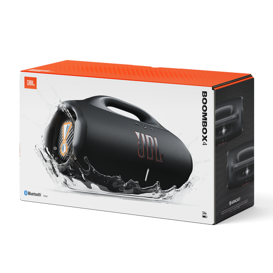 JBL Boombox 4 - Black - Most powerful JBL portable waterproof speaker with massive JBL Pro Sound - Detailshot 3