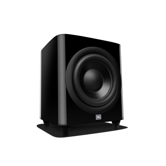 HDI-1200P - Black Gloss - 12-inch (300mm) 1000W Powered Subwoofer - Front