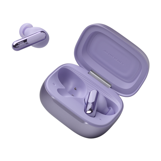 JBL Live Beam 3 - Purple - True wireless noise-cancelling closed-stick earbuds - Detailshot 8