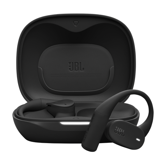 JBL Sense Lite - Black - True Wireless Open-ear Headphones - Hero