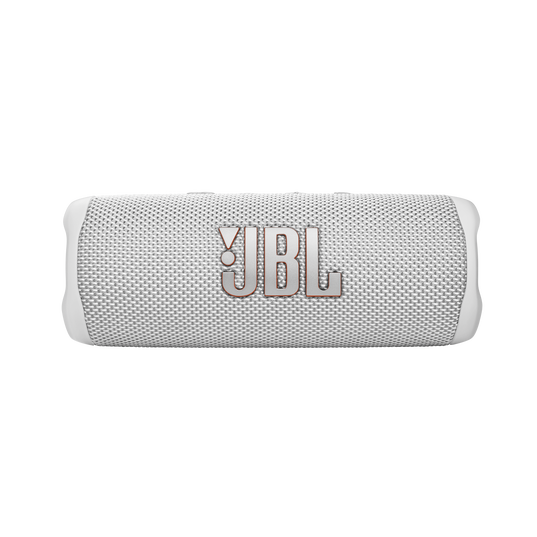 JBL Flip 6 - White - Portable Waterproof Speaker - Front