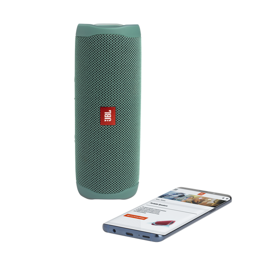 JBL Flip 5 Eco edition - Forest Green - Portable Speaker - Eco edition - Detailshot 1