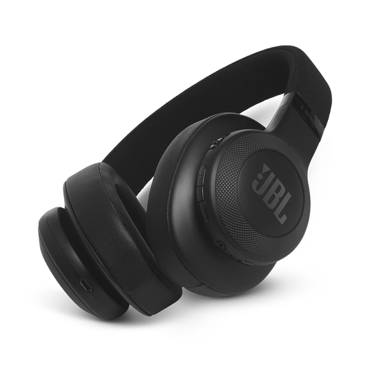 JBL E55BT - Black - Wireless over-ear headphones - Hero