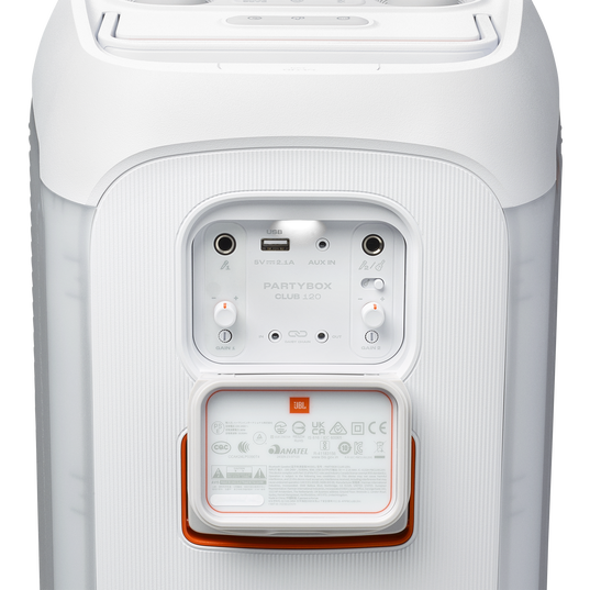 JBL PartyBox Club 120 - White - Portable party speaker - Detailshot 4