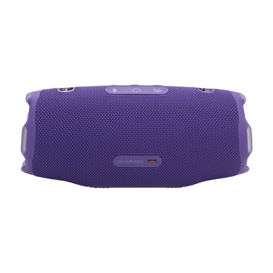 JBL Charge 6 - Purple - Portable waterproof and drop-proof Bluetooth speaker - Back
