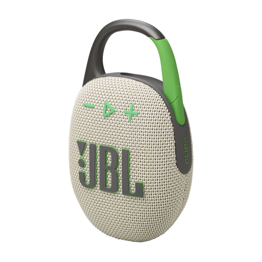 JBL Clip 5 - Sand - Ultra-portable waterproof speaker - Detailshot 1
