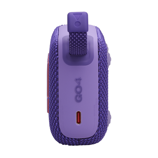 JBL Go 4 - Purple - Ultra-Portable Bluetooth Speaker - Left