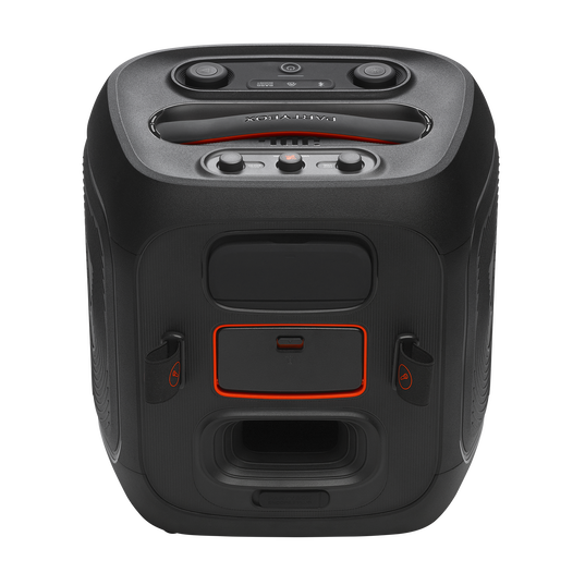 JBL PartyBox Encore 2 Plus - Black - Portable party speaker with real-time AI vocal removal and two wireless mics - Back