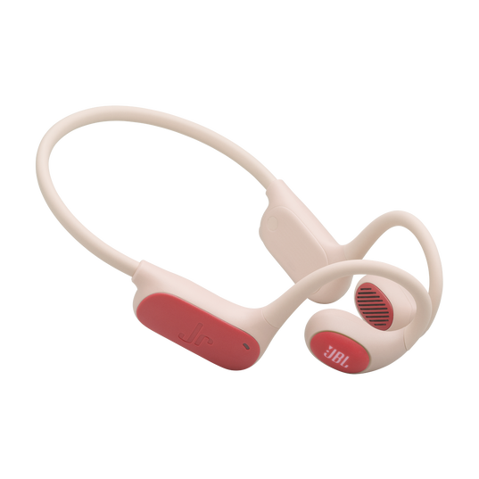 JBL Junior Free - Peach - Wireless open-ear kids headphone - Hero