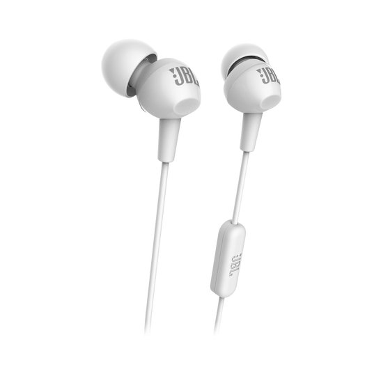 C150SI - White - JBL C150SI In Ear Headphones - Hero