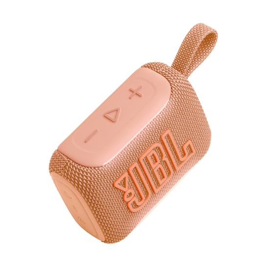 JBL Go 5 - Orange - Ultra-portable waterproof and drop-proof speaker with JBL legendary sound and ambient edge lighting - Detailshot 2