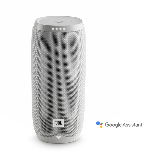 JBL Link 20 - White - Voice-activated portable speaker - Hero