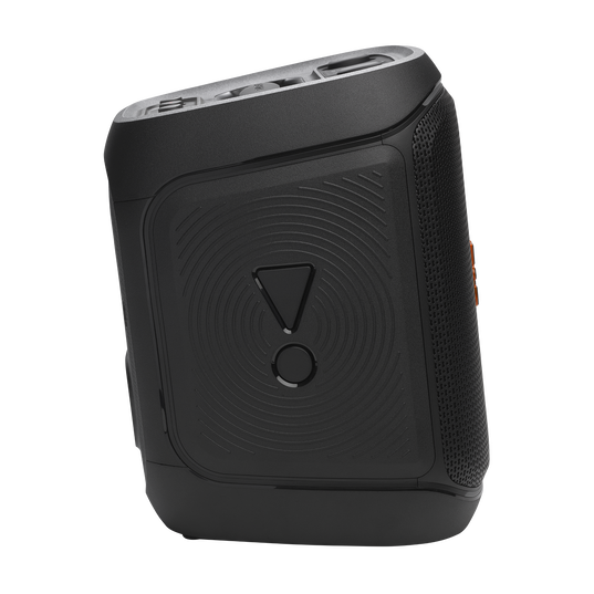 JBL PartyBox Encore 2 Plus - Black - Portable party speaker with real-time AI vocal removal and two wireless mics - Left