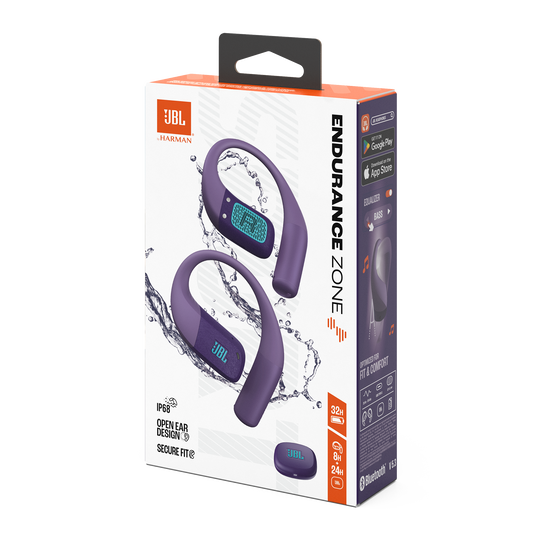 JBL Endurance Zone - Purple - True Wireless open-ear sport headphones - Detailshot 15