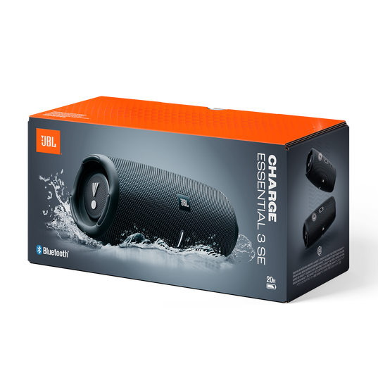 JBL Charge Essential 3 SE - Gun Metal - Portable waterproof and drop-proof Bluetooth speaker - Detailshot 2