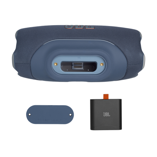 JBL Xtreme 5 - Blue - Portable waterproof speaker with massive legendary JBL sound, ambient edge lighting, and a convenient shoulder strap - Detailshot 4