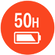 50-hour battery life