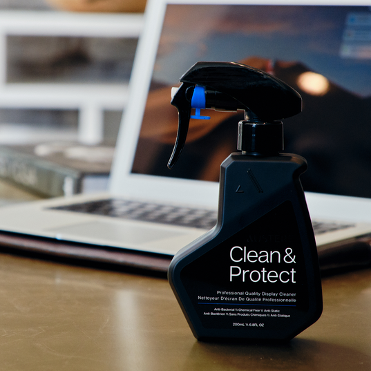 Austere III Series Clean & Protect with Dual-Sided Cloth - Black - Austere III series 200mL aDesign Clean & Protect with polish cloth - Back