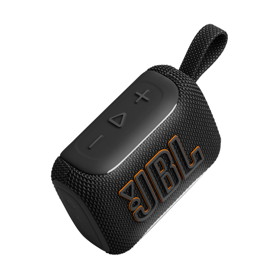 JBL Go 5 - Black - Ultra-portable waterproof and drop-proof speaker with JBL legendary sound and ambient edge lighting - Detailshot 2